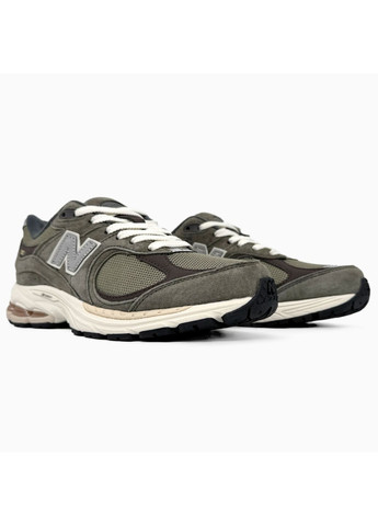 Цветные демисезонные кроссовки мужские new balance 2002r khaki / brown нью беланс 2002r No Brand