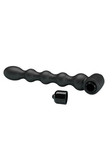 Анальний вібратор чорний, 18.2 х 2.6 см Pretty Love (361670329)