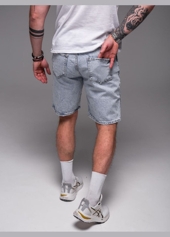 Чоловічі джинсові шорти блакитні рвані No Brand (343710640)