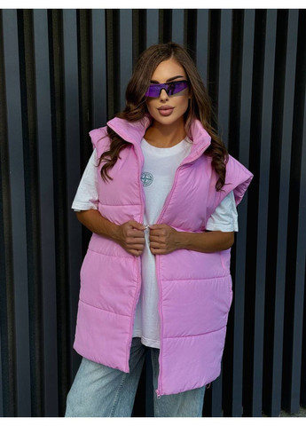 Женская дутая жилетка оверсайз No Brand Б1432-282/2 (369402640)
