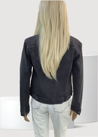 Черная летняя джинсовая куртка. качество люкс Jack Zamara