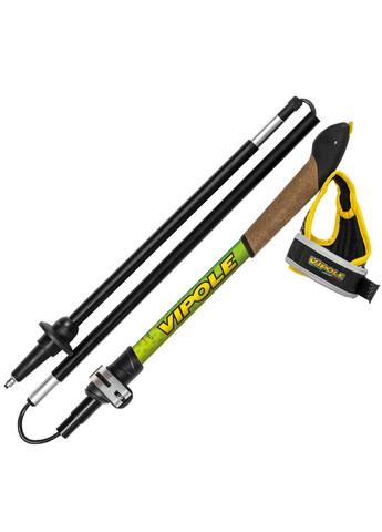 Палки для скандинавской ходьбы Treveller 130 Green DLX (S25 37) Vipole (373017935)