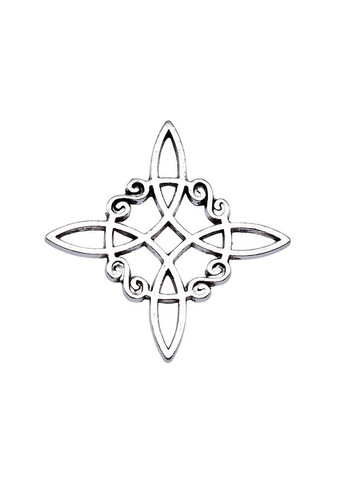 Конектор Підвіска кулон ромб кельтські вузли Античне срібло 30 мм х 30 мм Finding (315799749)