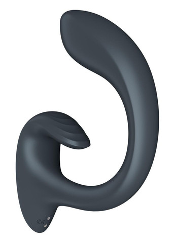 Вібратор для стимуляції точки G та клітора G for Goddess 1 темно-сірий Satisfyer (339863929)