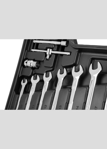 Набор инструментов, 82шт, 1/2", 1/4", CrV, кейс Neo Tools (315349631)