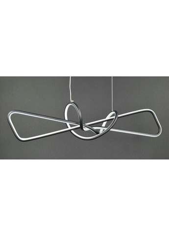 Люстра светодиодная подвесная LED светильник для квартиры на потолок лэд 27482 Черный 25-150х15х85 см. Sunnysky (324396152)