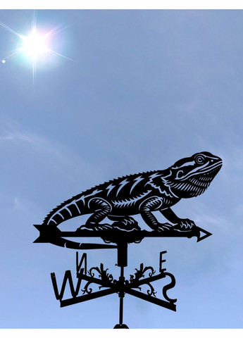 Флюгер Ящерица, Игуана, флюгер на крышу из металла 2 мм. No Brand (368896586)
