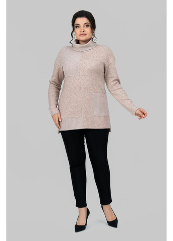 Туника прямого силуэта Таис из ангоры и трикотажа косичка All Posa (ap102133p) A'll Posa (360919911)