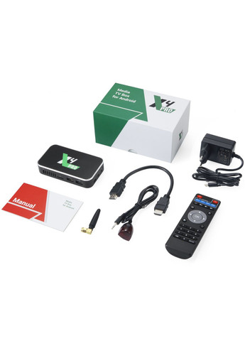 TV Медіаплеєр X4 PRO 4/32Gb/Amlogic S905X4/Android 11/WiFi/BT/Miracast/AV/IR RC/змінна антена Ugoos (315029735)