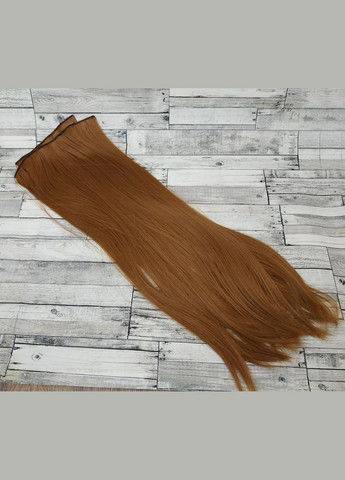 Волосы на заколках рыжие №30 Трессы ровные прямые термостойкие набор 6 прядей на клипсах No Brand 5406 (299177776)