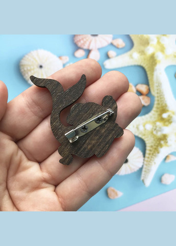 Деревянный значок "Русалочка" Cozy-Up (291162085)