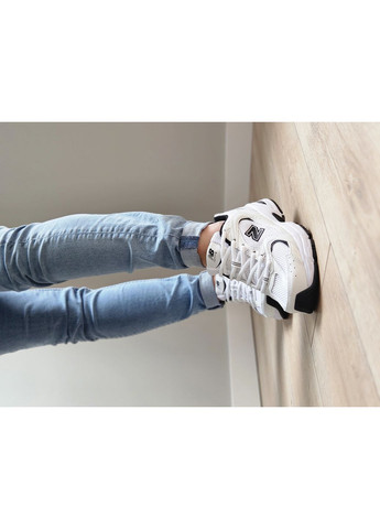 Кросівки жіночі і чоловічі New Balance 530 White Black Premium | Нью Беланс 530 білі No Brand білі демісезони (362894454)