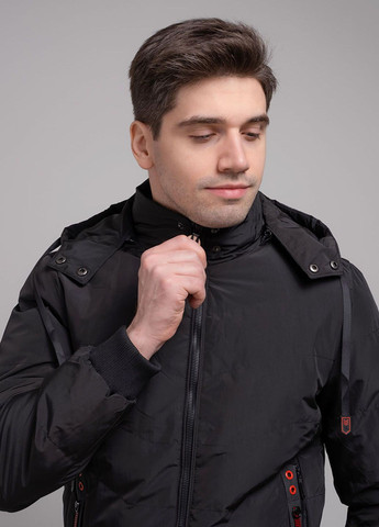 Чорна зимня куртка чоловіча маломірна 342104 Power