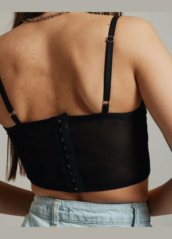 Корсет черный гипюр QUZU (295261851)