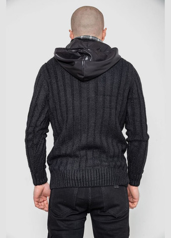 Черный демисезонный свитер мужской,, Ager