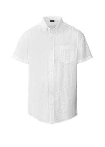 Белая классическая рубашка однотонная Livergy