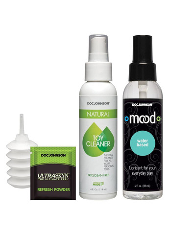 Набір для страпону Doc Johnson Vac-U-Lock Dual Density Extreme Set (м'ята упаковка) No Brand (303884951)