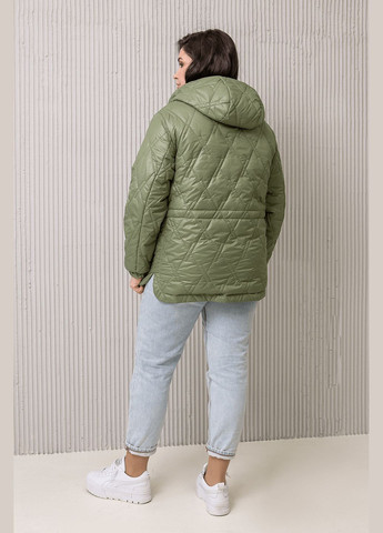 Зеленая демисезонная куртка elina зеленый MioRichi