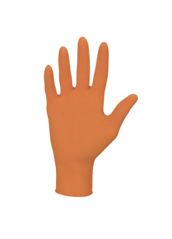 Рукавиця медична "NITRYLEX" L (100/1000) ORANGE Mercator Medical (340959805)