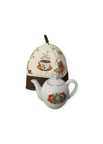 Грелка на заварной чайник модель четырех клинок с декором. No Brand (336960389)