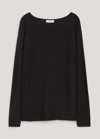 Чорний демісезонний светр з віскози C&A