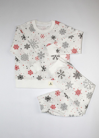 Комбінована зимня фланелева піжама «свято наближається» світшот + брюки Мавка