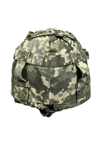 Тактичний кавер на шолом піксель з кріпленням ЗСУ, Військовий Чохол на каску маскувальний армійський піксель Get’Man (299179283)