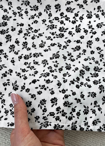 Белое пляжное, повседневный, кэжуал, коктейльное летнее легкое платье-поло с пояском в цветочек из штапеля поло Merlini леопардовый