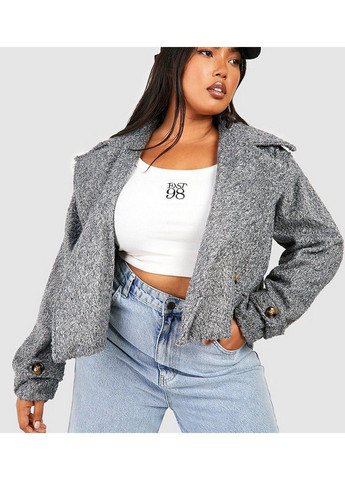 Серая демисезонная куртка Boohoo