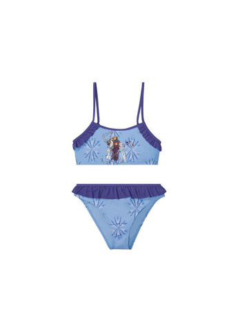 Синій літній купальник для дівчинки роздільний Pepperts