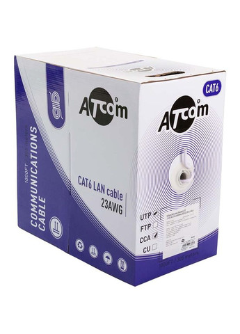 Кабель Standard FTP 6 Standard CCA (60510) Atcom (325684427)