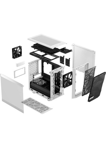 Корпус Meshify 2 Nano White TG (FD-C-MES2N-02) FRACTAL DESIGN (348058062)