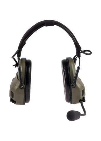 Наушники для стрельбы AMP Communication Headset-Connectorized. Верхнее крепление. Ranger Green (N101153-01-0006) Ops-Core (390928591)