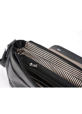 Чоловіча сумка барсетка на плече в клітинку чорна екошкіра ProDobro (363221379)