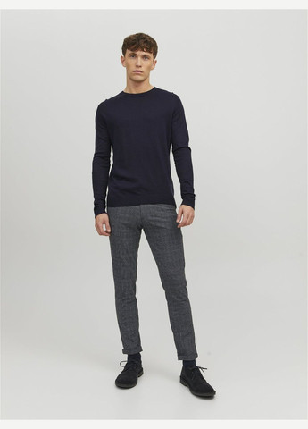 Брюки демісезон,темно-сірий в клітку,JACK&JONES Jack & Jones (301009065)