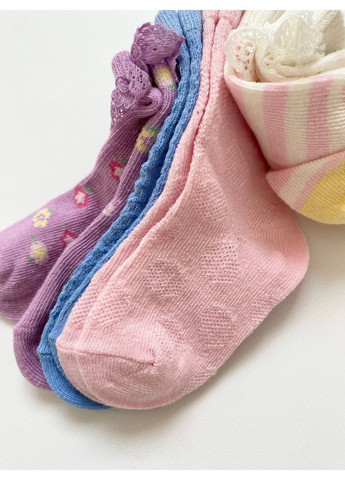 Комбинированные носки для девочки 4шт. Primark (365839918)