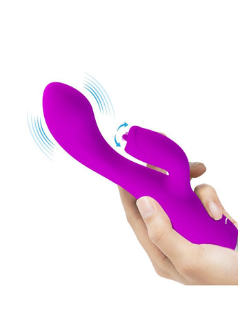 Вібратор Pretty Love Doreen з кліторальним стимулятором силіконовий та 12 режимами вібрації LyBaile (363041383)