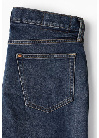 Чоловічі джинсові шорти Regular fit (57211) W34 Темно-сині H&M (295263195)
