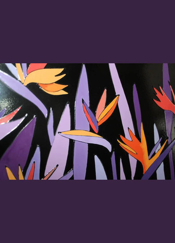 Металлокерамический дизайн обогреватель UDEN-700 "Клюквенные цветы" UDEN-S (307824144)