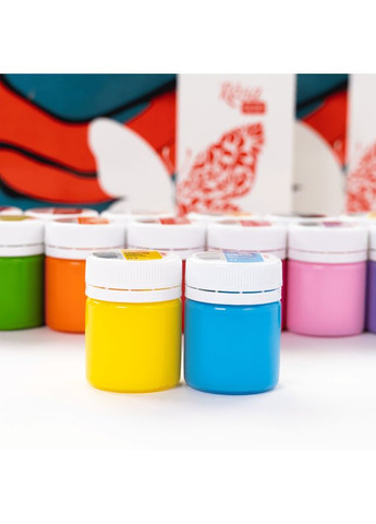 Набор акриловых красок для глянцевого декора 18×20мл Rosa Talent (362661510)