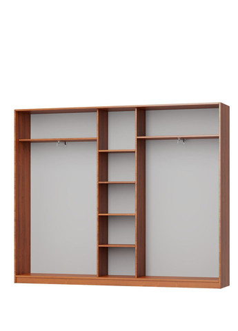 Шкаф-купе трехдверный Уни AL 3ДСП 250x45x210 см (MBS-3060) MebelStar (346288607)