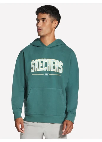 Худи 10998354 Зелёный EX429 Skechers (401733055)