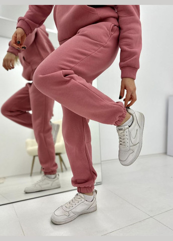 Теплый спортивный костюм на розовом флисе You Best (304972633)