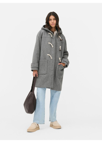 Серое Пальто демисезон,серый, Primark