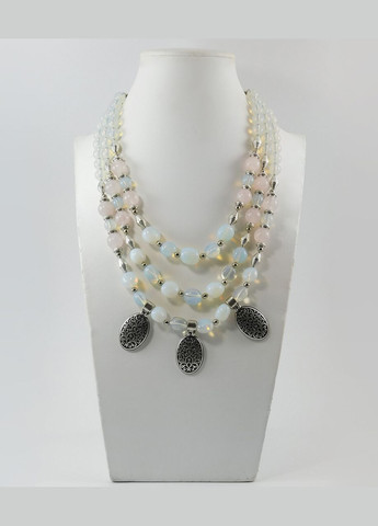 Намисто "Рожевий світанок" Кварц, Місячний камінь синтетичний Fursa fashion (322315291)