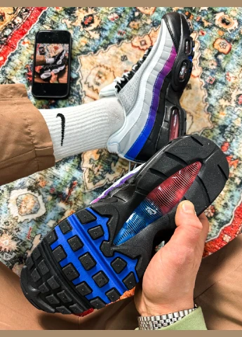 Серые демисезонные кроссовки мужские nike air max 95 "toronto" | найк аир макс 95 серые No Brand