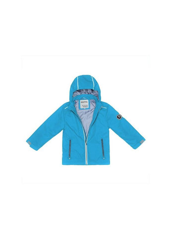 Блакитна демісезонна куртка terrel 18150004 світло-синій 128 (4741468954042) Huppa