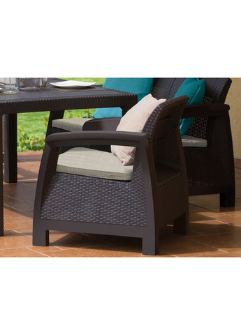 Набор мебели Corfu Fiesta, коричневый Keter (362583987)