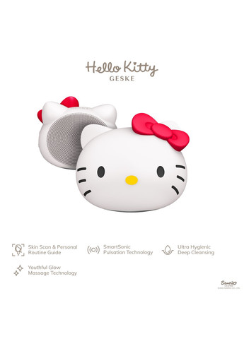 Ультразвуковая щетка Sonic Facial Brush 4в1 by Hello Kitty GESKE (341526298)