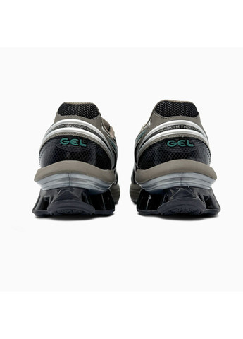 Серые демисезонные кроссовки мужские asics gel-kinetic fluent black dark taupe | асикс гель-кинетик серые No Brand